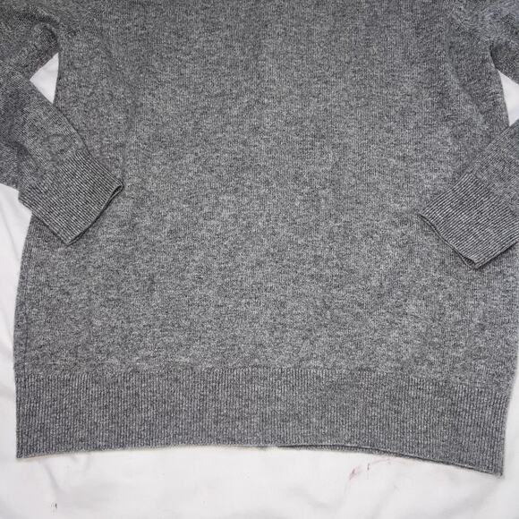 Quince Hoodie Women's Size M Gray 100% Cashmere Full-Zip Sweater Casual Travel - Picture 13 of 14